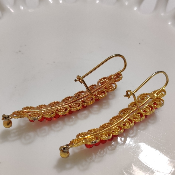 Filigree Oaxacan traditional Earrings - Picture 4 of 9